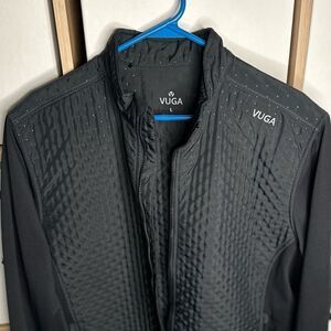VUGA dalton quilted jacket. Black. Large